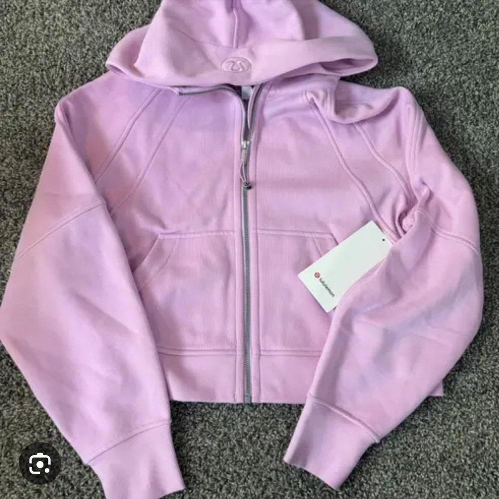 Lululemon scuba oversized full zip hoodie vitapink M/L
